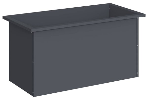 Led-es kerti virágláda Antracit 40 x 80 x 40 cm Acél