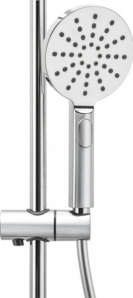 Erga Dubai, zuhanyszett csapteleppel és fejzuhannyal 23 cm, króm, ERG-YKA-BP.DUBAJ23-CHR