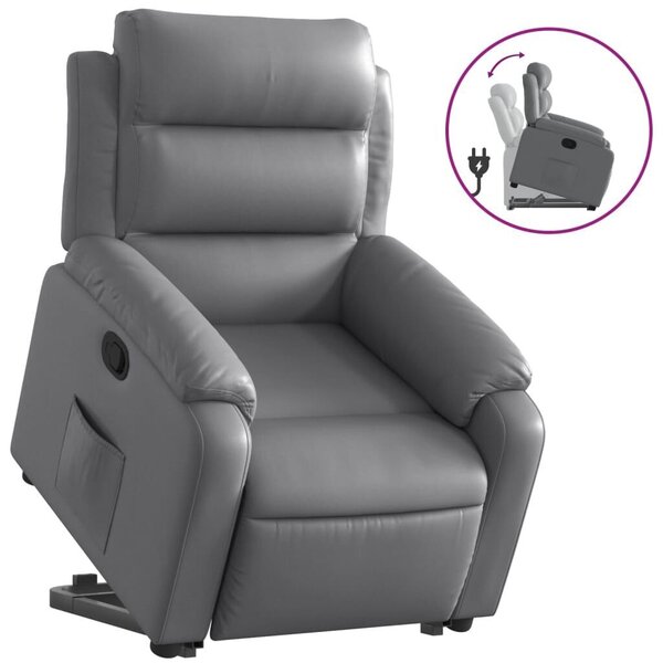 Relax Fotel Elektromos Emelővel - Szürke