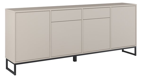 Komód Camtolo 102, Laminált forgácslap, 84x209x37cm, Kasmír