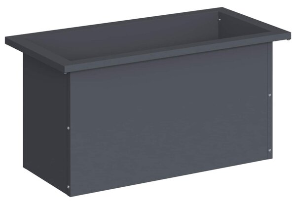 Led-es kerti virágláda Antracit 30 x 60 x 30 cm Acél