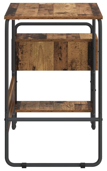 Tárolóval rendelkező íróasztal Antik Fa 131,5 x 50 x 75,5 cm