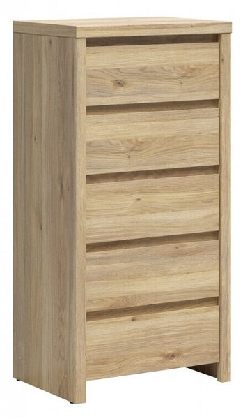 Komód Nolroma 106, Laminált forgácslap, 113x56x41cm, Tölgy