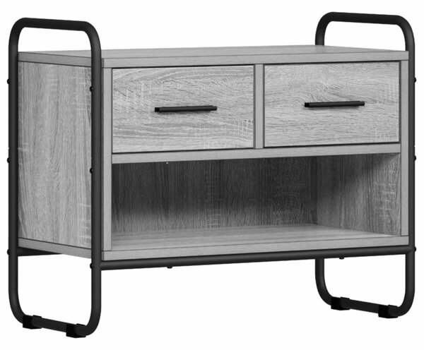 TV szekrény 60 x 30 x 50 cm Szürke Sonoma Szerelt Fa