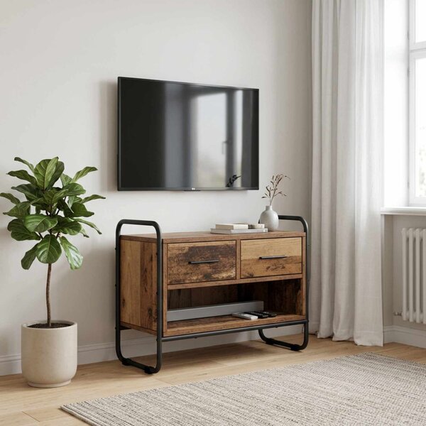 TV szekrény 60 x 30 x 50 cm Antik Fa Szerelt Fa