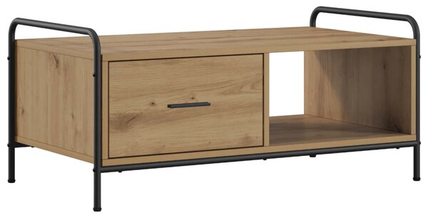 Dohányzóasztal Kézműves Tölgy 90 x 49 x 41 cm Szerelt Fa