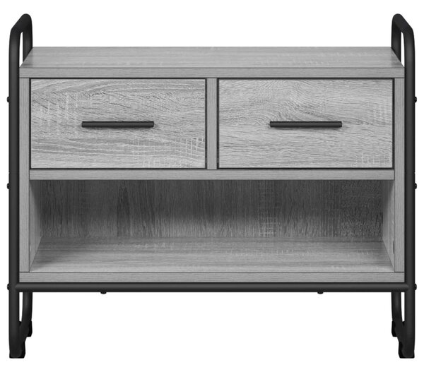 TV szekrény 60 x 30 x 50 cm Szürke Sonoma Szerelt Fa