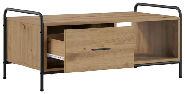 Dohányzóasztal Kézműves Tölgy 90 x 49 x 41 cm Szerelt Fa