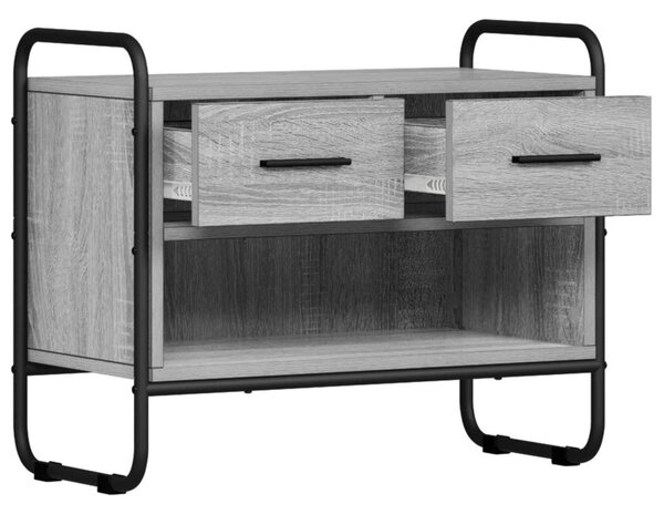 TV szekrény 60 x 30 x 50 cm Szürke Sonoma Szerelt Fa