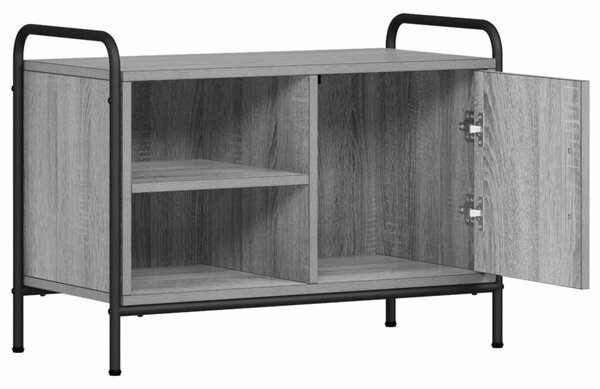 TV szekrény 67,5 x 33 x 50 cm Szürke Sonoma