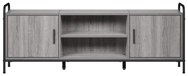 TV szekrény 133 x 33 x 50 cm Szürke Sonoma Szerelt Fa