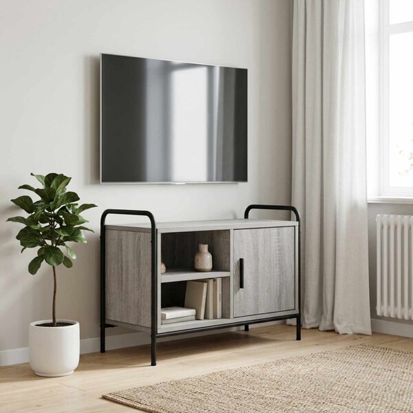 TV szekrény 67,5 x 33 x 50 cm Szürke Sonoma