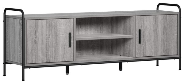 TV szekrény 133 x 33 x 50 cm Szürke Sonoma Szerelt Fa