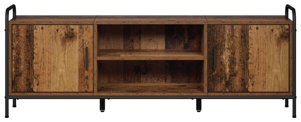 TV szekrény 133 x 33 x 50 cm Antik Fa Szerelt Fa