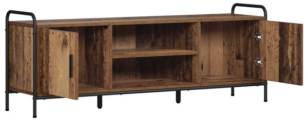 TV szekrény 133 x 33 x 50 cm Antik Fa Szerelt Fa