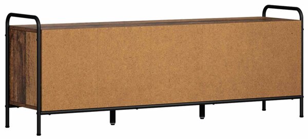 TV szekrény 133 x 33 x 50 cm Antik Fa Szerelt Fa