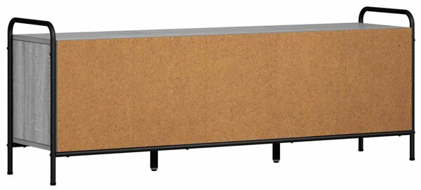 TV szekrény 133 x 33 x 50 cm Szürke Sonoma Szerelt Fa