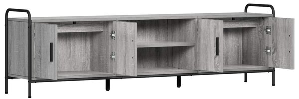 TV szekrény 167,5 x 33 x 50 cm Szürke Sonoma Szerelt Fa