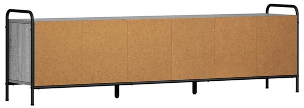 TV szekrény 167,5 x 33 x 50 cm Szürke Sonoma Szerelt Fa