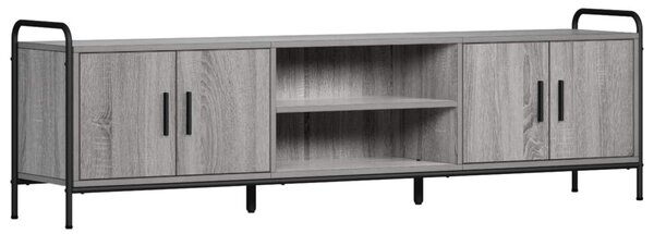 TV szekrény 167,5 x 33 x 50 cm Szürke Sonoma Szerelt Fa