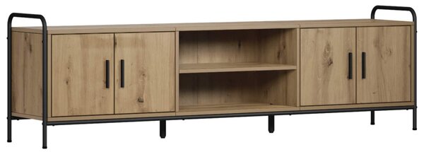 TV szekrény 167,5 x 33 x 50 cm Kézműves Tölgy Szerelt Fa