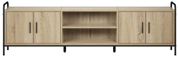 TV szekrény 167,5 x 33 x 50 cm Sonoma Tölgy Szerelt Fa