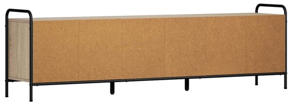 TV szekrény 167,5 x 33 x 50 cm Sonoma Tölgy Szerelt Fa