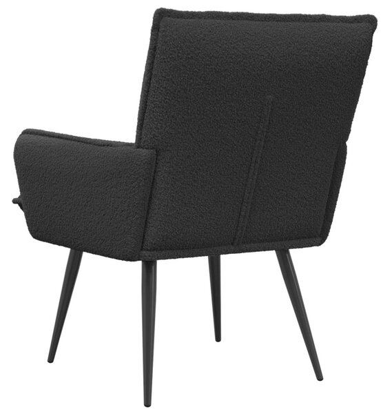 Karosszék Sötétszürke Bouclé