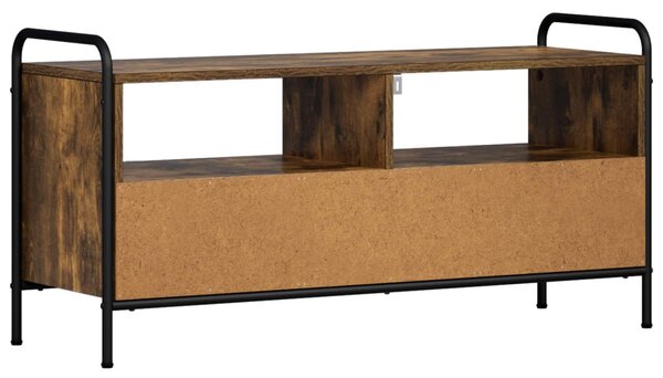 TV szekrény 67,5 x 33 x 50 cm Füstös Tölgy Szerelt Fa