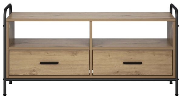 TV szekrény 67,5 x 33 x 50 cm Kézműves Tölgy Szerelt Fa