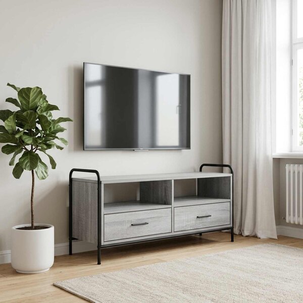 TV szekrény 67,5 x 33 x 50 cm Szürke Sonoma Szerelt Fa