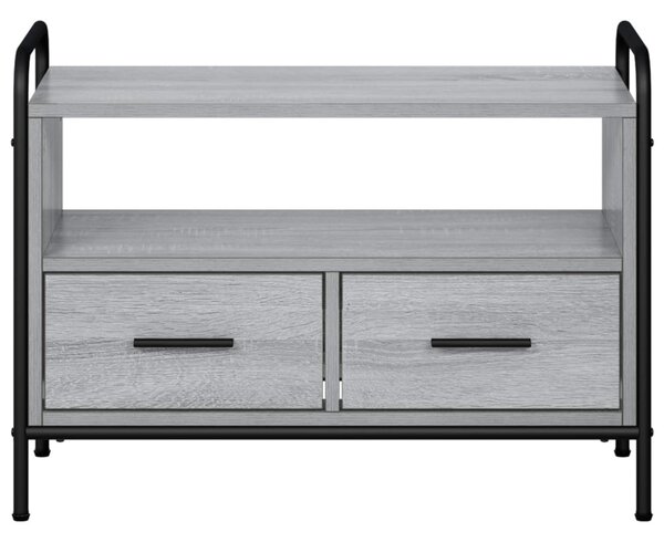 TV szekrény 67,5 x 33 x 50 cm Szürke Sonoma Szerelt Fa