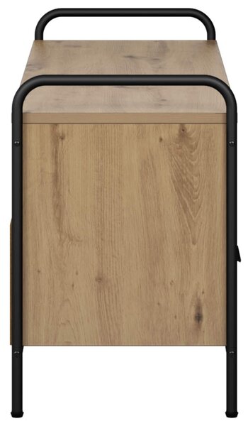 TV szekrény 67,5 x 33 x 50 cm Kézműves Tölgy Szerelt Fa