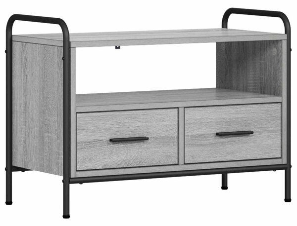TV szekrény 67,5 x 33 x 50 cm Szürke Sonoma Szerelt Fa