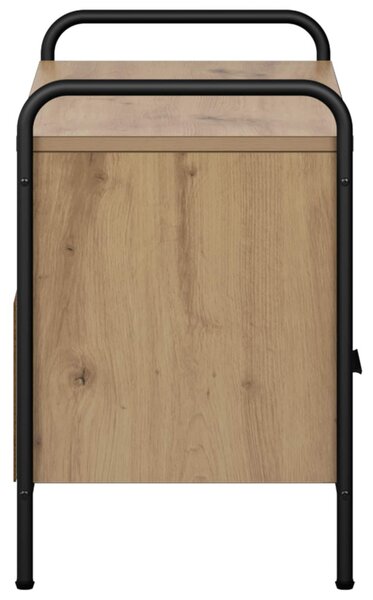 TV szekrény 67,5 x 33 x 50 cm Kézműves Tölgy Szerelt Fa