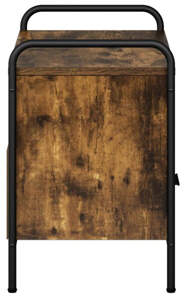 TV szekrény 67,5 x 33 x 50 cm Füstös Tölgy Szerelt Fa