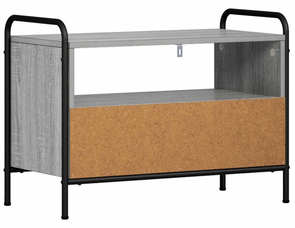 TV szekrény 67,5 x 33 x 50 cm Szürke Sonoma Szerelt Fa