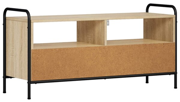 TV szekrény 67,5 x 33 x 50 cm Sonoma Tölgy Szerelt Fa