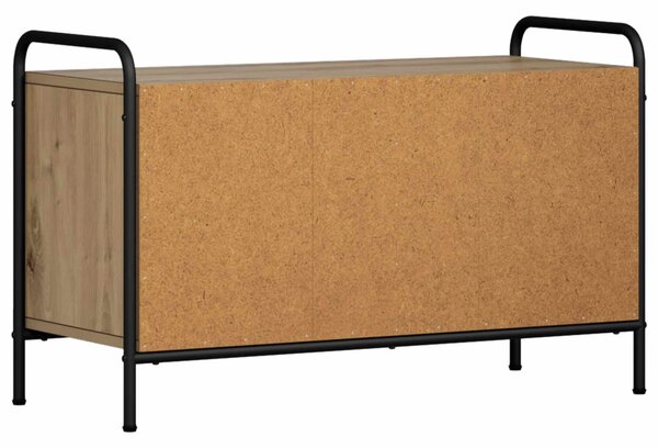 TV szekrény 79,5 x 33 x 50 cm Kézműves Tölgy Szerelt Fa