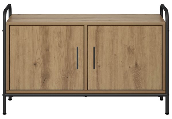 TV szekrény 79,5 x 33 x 50 cm Kézműves Tölgy Szerelt Fa