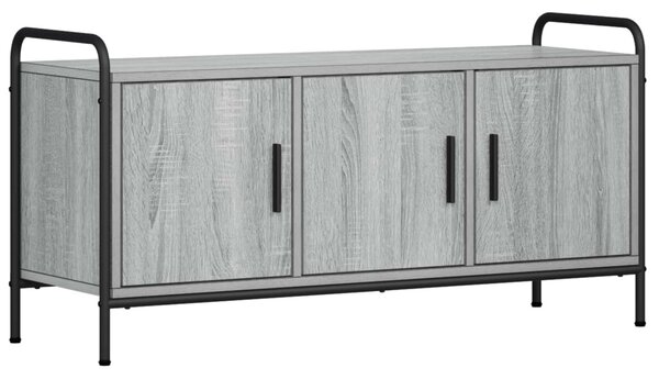 TV szekrény 79,5 x 33 x 50 cm Szürke Sonoma Szerelt Fa