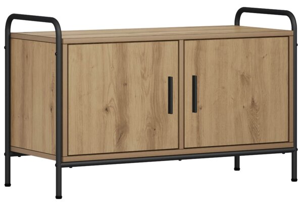 TV szekrény 79,5 x 33 x 50 cm Kézműves Tölgy Szerelt Fa