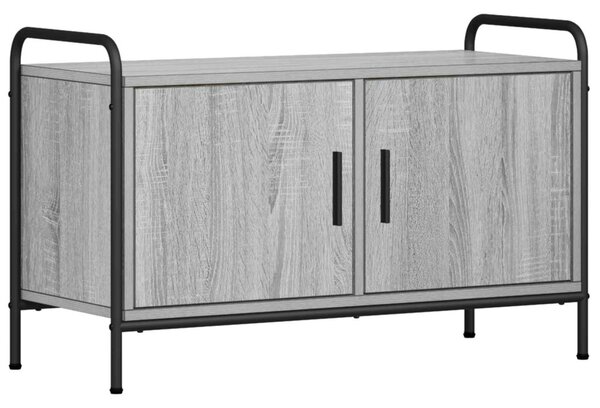 TV szekrény 79,5 x 33 x 50 cm Szürke Sonoma Szerelt Fa