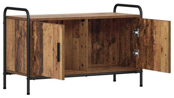 TV szekrény 79,5 x 33 x 50 cm Antik Fa Szerelt Fa
