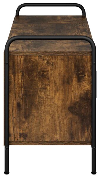 TV szekrény 79,5 x 33 x 50 cm Füstös Tölgy Szerelt Fa