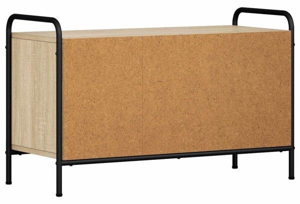 TV szekrény 79,5 x 33 x 50 cm Sonoma Tölgy Szerelt Fa
