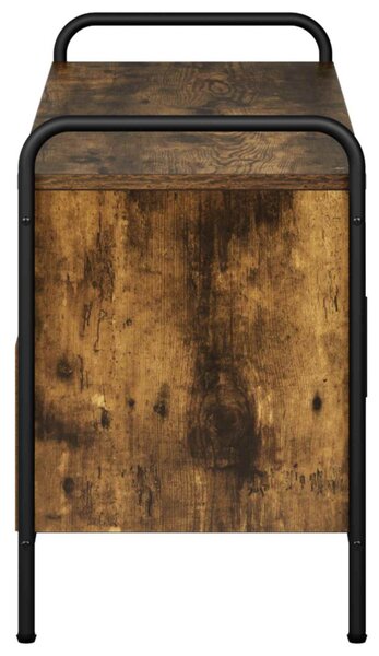 TV szekrény 79,5 x 33 x 50 cm Füstös Tölgy Szerelt Fa