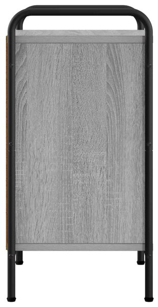 Éjjeliszekrény 2 db Szürke Sonoma 40 x 30 x 60 cm Szerelt Fa