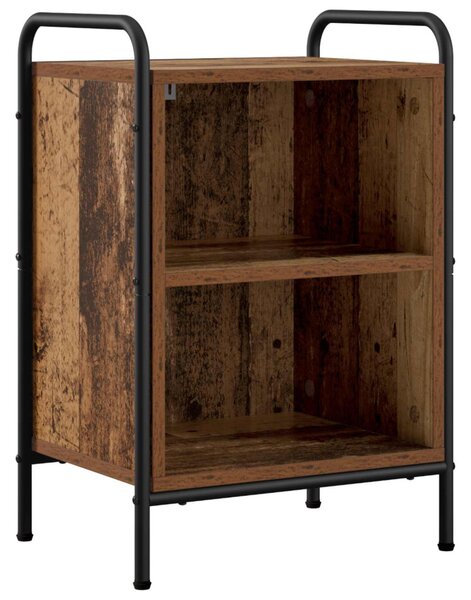Éjjeliszekrény 2 db Antik Fa 40 x 30 x 60 cm Szerelt Fa