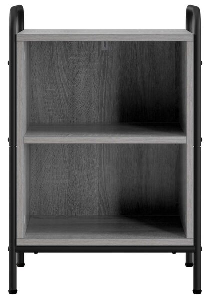 Éjjeliszekrény 2 db Szürke Sonoma 40 x 30 x 60 cm Szerelt Fa
